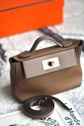 『RP精品』愛馬仕 HERMES Mini Lindy 黑色 TC皮 金扣 歷史價格詳細信息