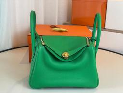 『RP精品』愛馬仕 HERMES Mini Lindy 黑色 TC皮 金扣 歷史價格詳細信息