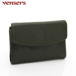 【vensers】小牛皮潮流個性皮夾~(TC602002淺藍短夾) 歷史價格詳細信息