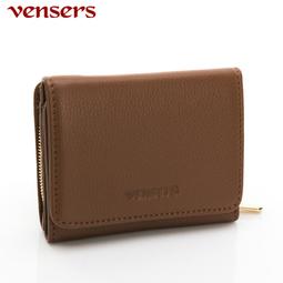 【vensers】小牛皮潮流個性皮夾~(TH331801深棕短夾) 歷史價格詳細信息