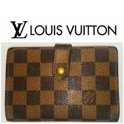 Louis Vuitton 路易威登 LV 蝴蝶扣Franch錢包M61674 中夾 傳統花紋 真品二手 有Chanel 歷史價格詳細信息