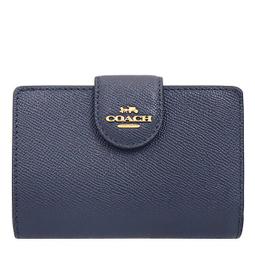 COACH 6390 經典馬車 LOGO 防刮扣式中夾.黑(金銀釦可選) 歷史價格詳細信息