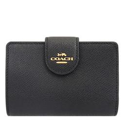 COACH 6390 經典馬車 LOGO 防刮扣式中夾.黑(金銀釦可選) 歷史價格詳細信息