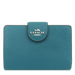 COACH 6390 經典馬車 LOGO 防刮扣式中夾.黑(金銀釦可選) 歷史價格詳細信息