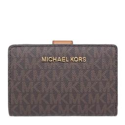 【W小舖】MICHAEL KORS MK 深咖啡色防刮PVC皮革 托特包 肩背包 側背包 手提包 嘴唇包~M58147 歷史價格詳細信息