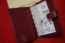 LV 筆記本 六孔 3卡 活頁 行事曆 多功能商務筆記本 老花 萬用手冊 記事本 行事曆 名片夾 信用卡夾 短夾 歷史價格詳細信息