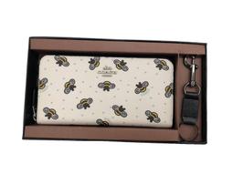 ~雪黛屋~COACH 長夾+匙扣禮盒國際正版保證進口防水防刮皮革U型拉鍊包覆品證購證提袋(現貨中)C538341A 歷史價格詳細信息