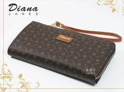 DIANA黛安娜 經典真皮 皇冠長夾 拉鍊式零錢包 鑰匙包 手拿包 DJ138-144 薇娜 歷史價格詳細信息
