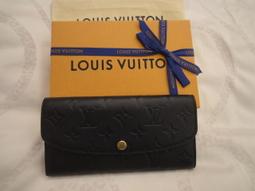 Louis Vuitton EMILIE 帆布皮革襯裡信封長夾(棕/紅) 歷史價格詳細信息