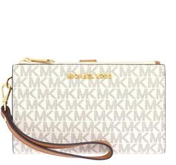 【W小舖】MICHAEL KORS MK 白色老花防刮PVC皮革 托特包 肩背包 側背包 手提包~M50933 歷史價格詳細信息