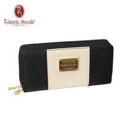 義大利《Roberto Mocali》黑金12卡二摺雙扣長夾(RM-63205) 歷史價格詳細信息