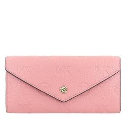 【W小舖】MICHAEL KORS MK 粉色 防刮PVC皮革 長夾 手機包 皮夾 手拿包~M95846 歷史價格詳細信息