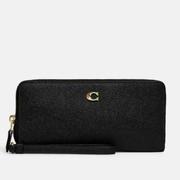 COACH C7184 簡約LOGO皮革手掛式拉鍊長夾.裸膚 歷史價格詳細信息