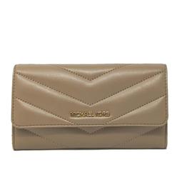 【W小舖】MICHAEL KORS MK 奶茶色 防刮PVC皮革 拉鍊長夾 皮夾 長夾 錢包~M99365 歷史價格詳細信息