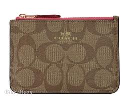 COACH 63923 經典logo馬車pvc防刮皮革 零錢包 鑰匙包 歷史價格詳細信息