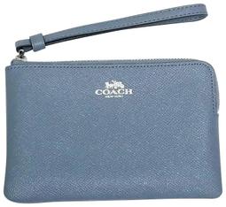 【現貨在台】coach F24380 燙金Logo荔枝紋復古花皮革手拿包 歷史價格詳細信息