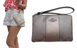 ~雪黛屋~COACH 手拿包國際正版保證L拉鍊主袋手提手拿分類進口防水防刮皮革品證購證提袋等候10-15日C546291 歷史價格詳細信息