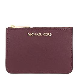 【W小舖】MICHAEL KORS MK 紅色 防刮PVC皮革 信用卡夾 卡片零錢包 卡片包~M70857 歷史價格詳細信息