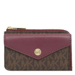 Michael Kors MK紅色愛心真皮小羊皮 情人節限定款 雙層手拿 多功能 長夾紅色全新 歷史價格詳細信息