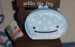 日版﹝San-x﹞限定※Jinbesan豆腐鯊和迷路鯨※【豆腐鯊家族多圖造型】塑膠皮革短夾 歷史價格詳細信息