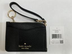 KATE SPADE 荔枝紋L型拉鍊手掛大手拿扁包-黑色 歷史價格詳細信息