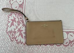 (二手正品) Coach 經典色 C Logo織布手拿包 手機包 歷史價格詳細信息