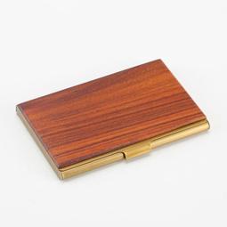 高檔木質名片盒 男士女士商務紅木名片夾 超薄金屬卡盒卡包 歷史價格詳細信息