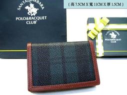 【寧寧精品】台中30年皮件店 Polo Santa Barbara 保羅-111【綠格3折式多卡牛皮長夾】1228-25 歷史價格詳細信息