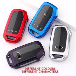 車用鑰匙包適用于大眾高爾夫8汽車硬殼保護套金邊簡約男女鑰匙殼 歷史價格詳細信息