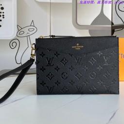 Louis Vuitton LV M68755 LV Initials EPI 水波紋拉鍊長夾.黑/金 歷史價格詳細信息