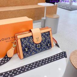 免運特價LV包包女2021新款牛仔布帆布包包潮歐美時尚女包百搭斜挎包大氣手提單肩印花小方包I女士單肩斜挎包包 歷史價格詳細信息