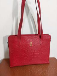 法國製 聖羅蘭 Yves Saint Laurent YSL 鱷魚皮壓紋 真皮 古著 束口包 水桶包 側背包 歷史價格詳細信息