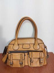義大利製 Chloe 奶油色 真皮 古著 手提包 側背包 斜背包 歷史價格詳細信息