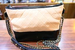 CHANEL 黑金雙色粗鏈條方胖子 22S 季節限定款  cf coco 方胖子 口蓋包 歷史價格詳細信息