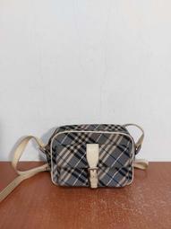 日本製 Burberry 格紋 尼龍 真皮 古著 側背包 斜背包 歷史價格詳細信息