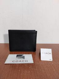 【COACH】紳士風 男士 防刮皮革 寬版 針扣 皮帶(老花黑灰) 歷史價格詳細信息
