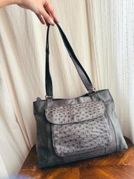 真皮 鴕鳥皮 焦糖色 手提肩背/斜背包 歷史價格詳細信息