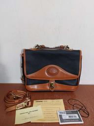 Dooney &amp; Bourke Soft Glasses Case Holder Ivory Color w/Dark Blue DB Logos NEW! 歷史價格詳細信息