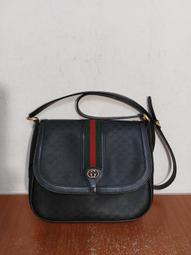 義大利製 Gucci GG logo 老花 真皮 古著 腋下包 手拿包 歷史價格詳細信息