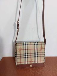 義大利製 Burberry London 經典 格紋 真皮 側背包 腋下包 手提包 歷史價格詳細信息