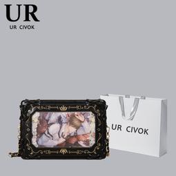 UR CIVOK大容量通勤託特包女包高級感質手抓紋褶皺軟皮鏈條流浪包 歷史價格詳細信息