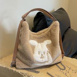 高級感包包百搭毛絨小包包大容量單肩斜揹包ins網紅毛絨包包 秋冬羔羊毛包包女時尚百搭鏈條包毛毛包包女【fp1126】 羔 歷史價格詳細信息
