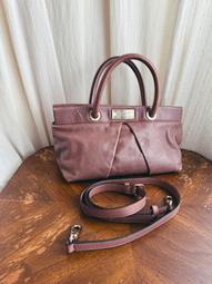 MARC JACOBS真皮製 菱格紋 皮夾 長夾 紅色~二手真品↘賣場有LV 請勿下標! 歷史價格詳細信息