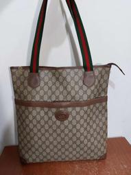 義大利製 Gucci GG logo 真皮 古著 水桶包 側背包 斜背包 歷史價格詳細信息