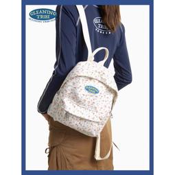 拾遺部落HOME原創美式復古少女山系小碎花清新百搭文藝通勤雙肩包 歷史價格詳細信息