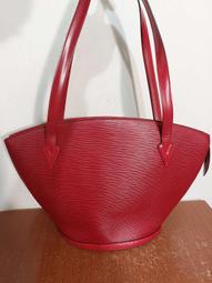 法國製 Louis Vuitton Sac Seau EPI LV 水波紋 真皮 古著 薯條包 肩背包 側背包 歷史價格詳細信息