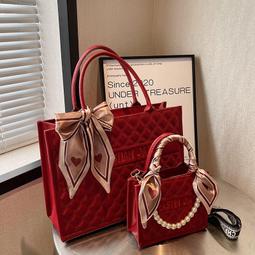 女生包包 女2022新款菱格果凍包 珍珠裝飾錬條女包 可愛口紅包 斜挎包 斜背包 肩背包 歷史價格詳細信息