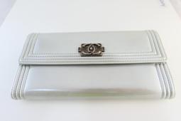 [吉宏精品交流中心]CHANEL 香奈兒 CF 30 COCO 橄欖綠 菱格紋 漆皮 銀鍊 肩背包 斜背包 歷史價格詳細信息