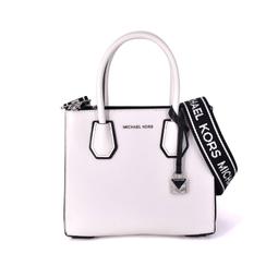 MICHAEL KORS MERCER 素面荔枝紋手提兩用包.紅 歷史價格詳細信息