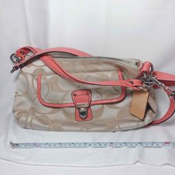 二手 COACH 卡其色 手提包 底部使用痕跡 現貨【C210921】 歷史價格詳細信息